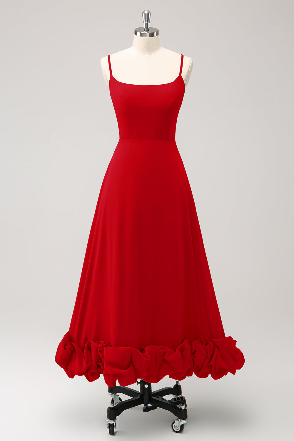 Stylish Royal Blue A Line Spaghetti Straps Bridesmaid Dress