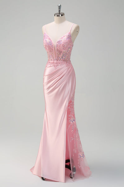 Onion Pink Shimmer Silk Heavy Mirror Work Party Wear Long Length Coord set with Beautiful Potli main image 0