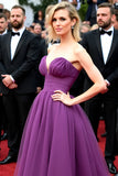 Dark Purple Sweetheart Pleated A Line Long Formal Dress