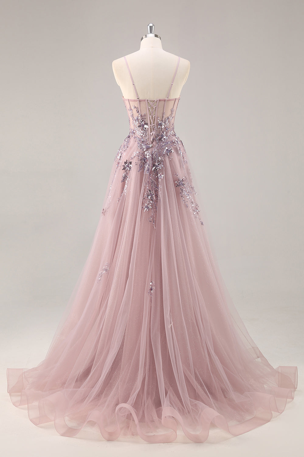 Sparkly Green Corset Sweetheart Maxi Prom Dress with Appliques