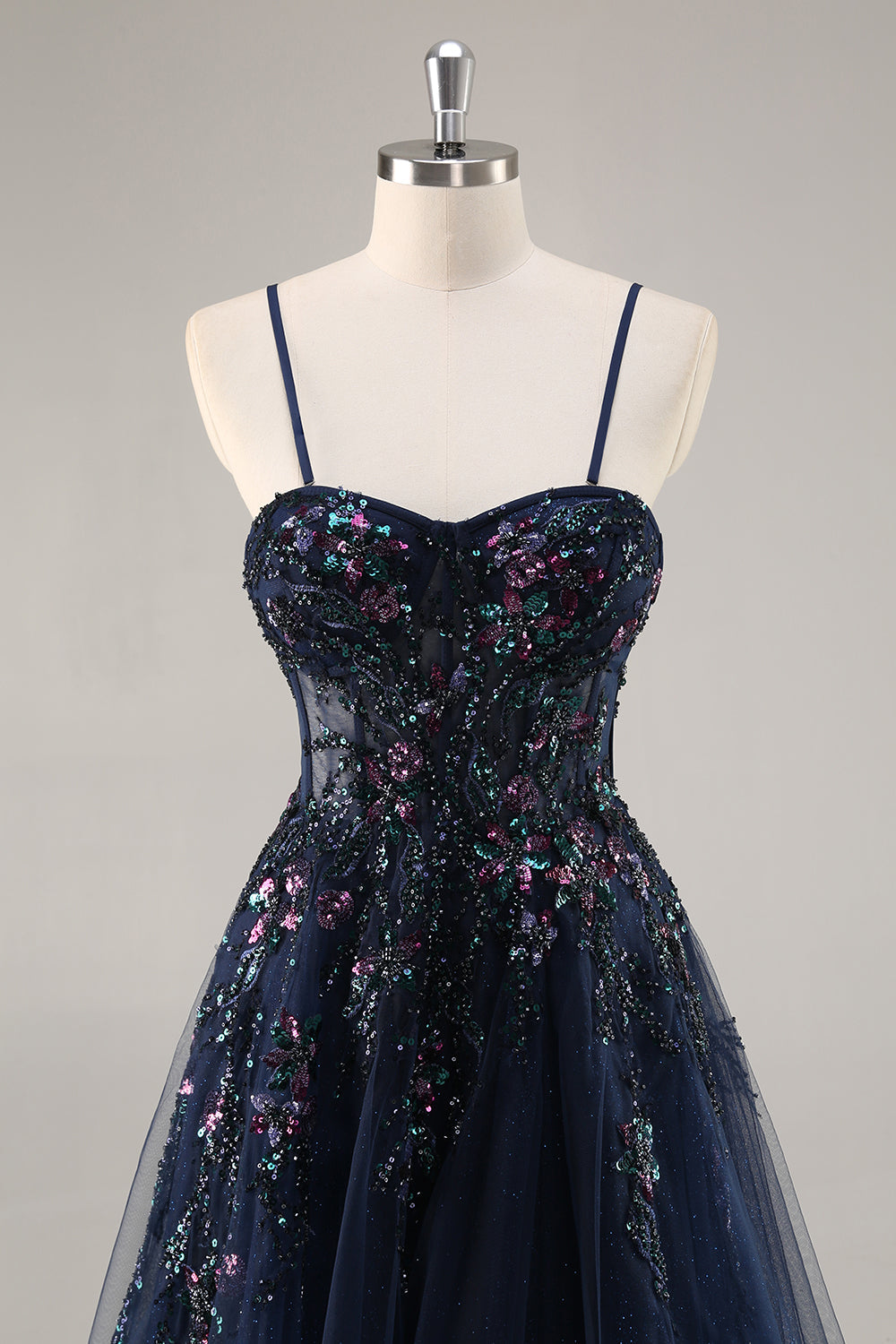 Sparkly Green Corset Sweetheart Maxi Prom Dress with Appliques