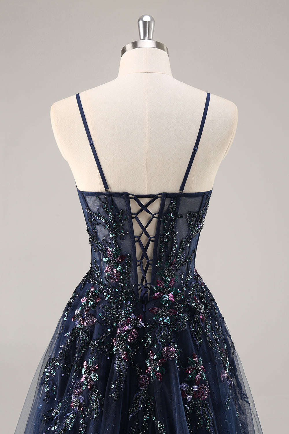Sparkly Green Corset Sweetheart Maxi Prom Dress with Appliques
