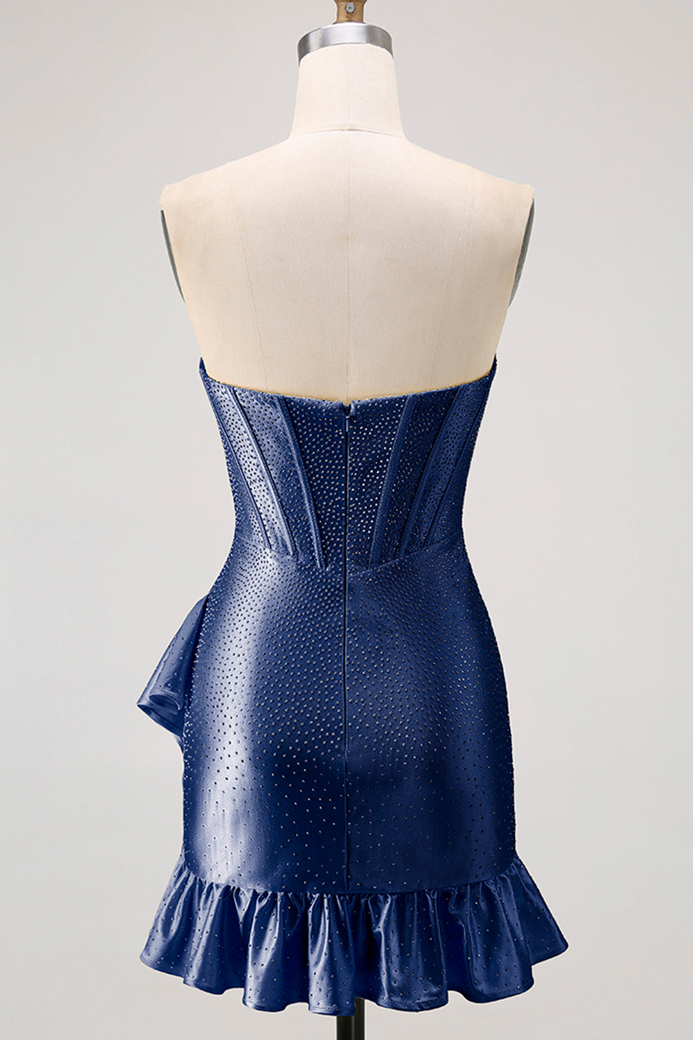 Sparkly Yellow Sweetheart Corset Short Cocktail Dress with Beading