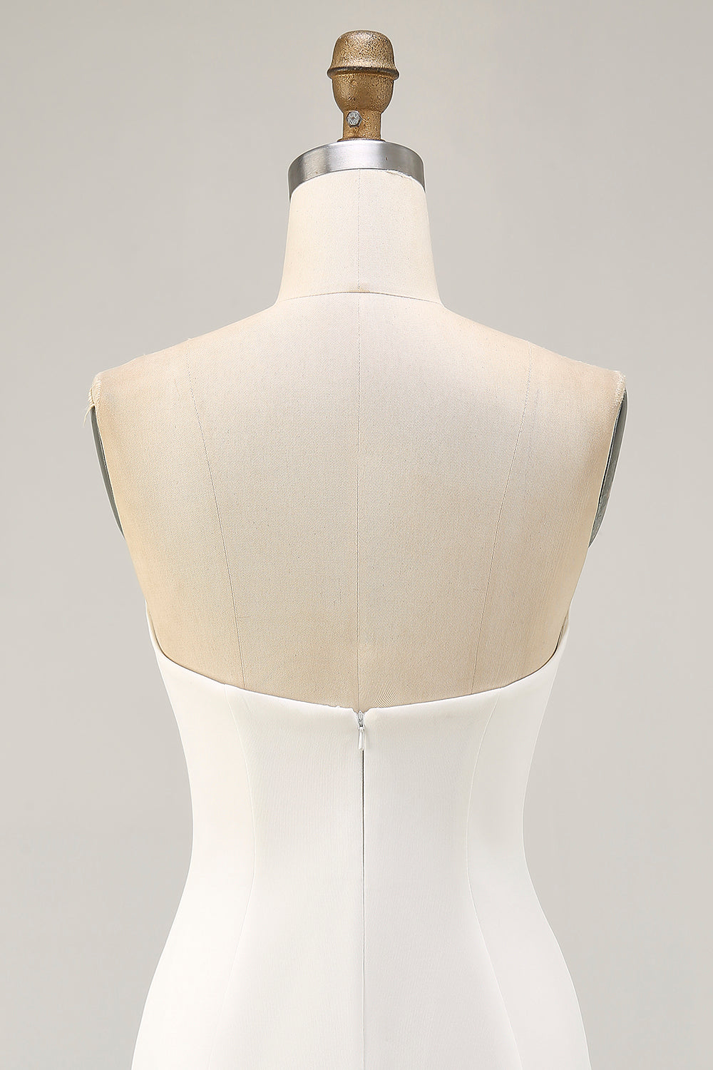 Sparkly White Strapless Short Tight Floral Cocktail Dress with Sequins