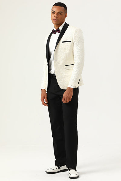 Sparkly Champagne paljetter Notched Lapel menn Prom Blazer main image 1
