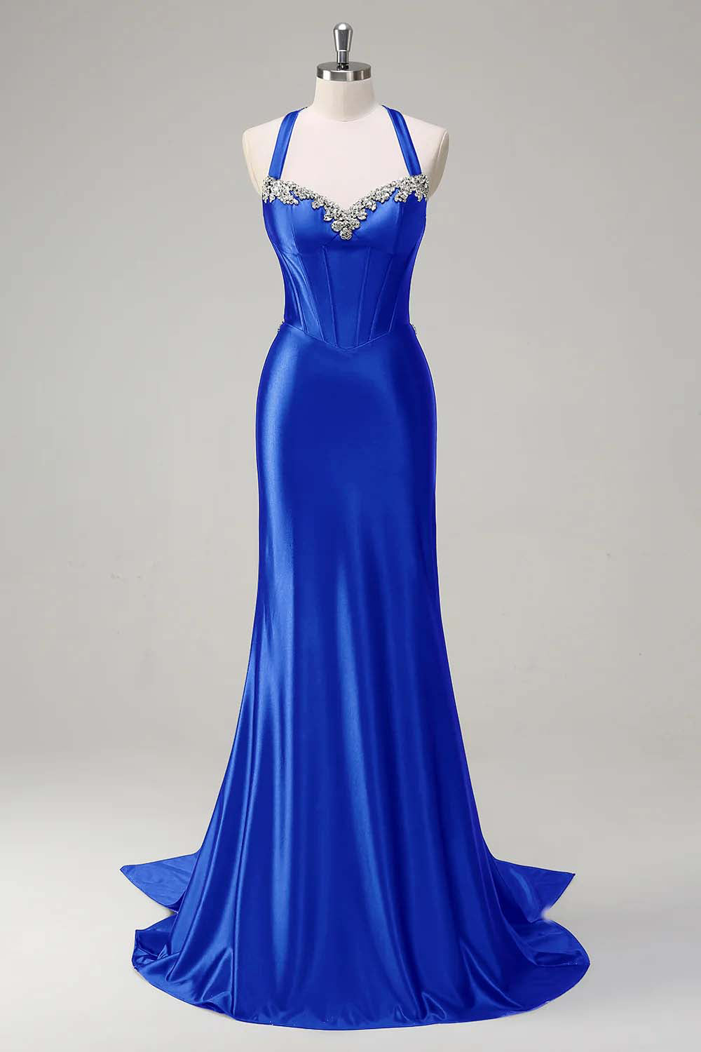 Dusty Sage V-Neck Mermaid Chiffon Bridesmaid Dress with Ruffles