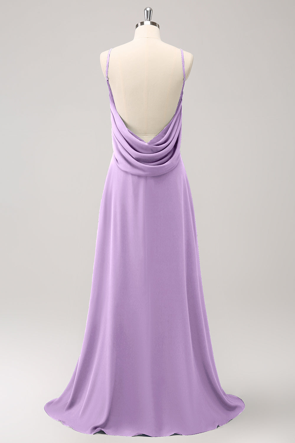Leely Women Peacock Bridesmaid Dress Backless Chiffon A-Line Floor Length Wedding Party Dress – leelyuk