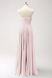 Peacock Blue A-Line Spaghetti Straps Bridesmaid Dress