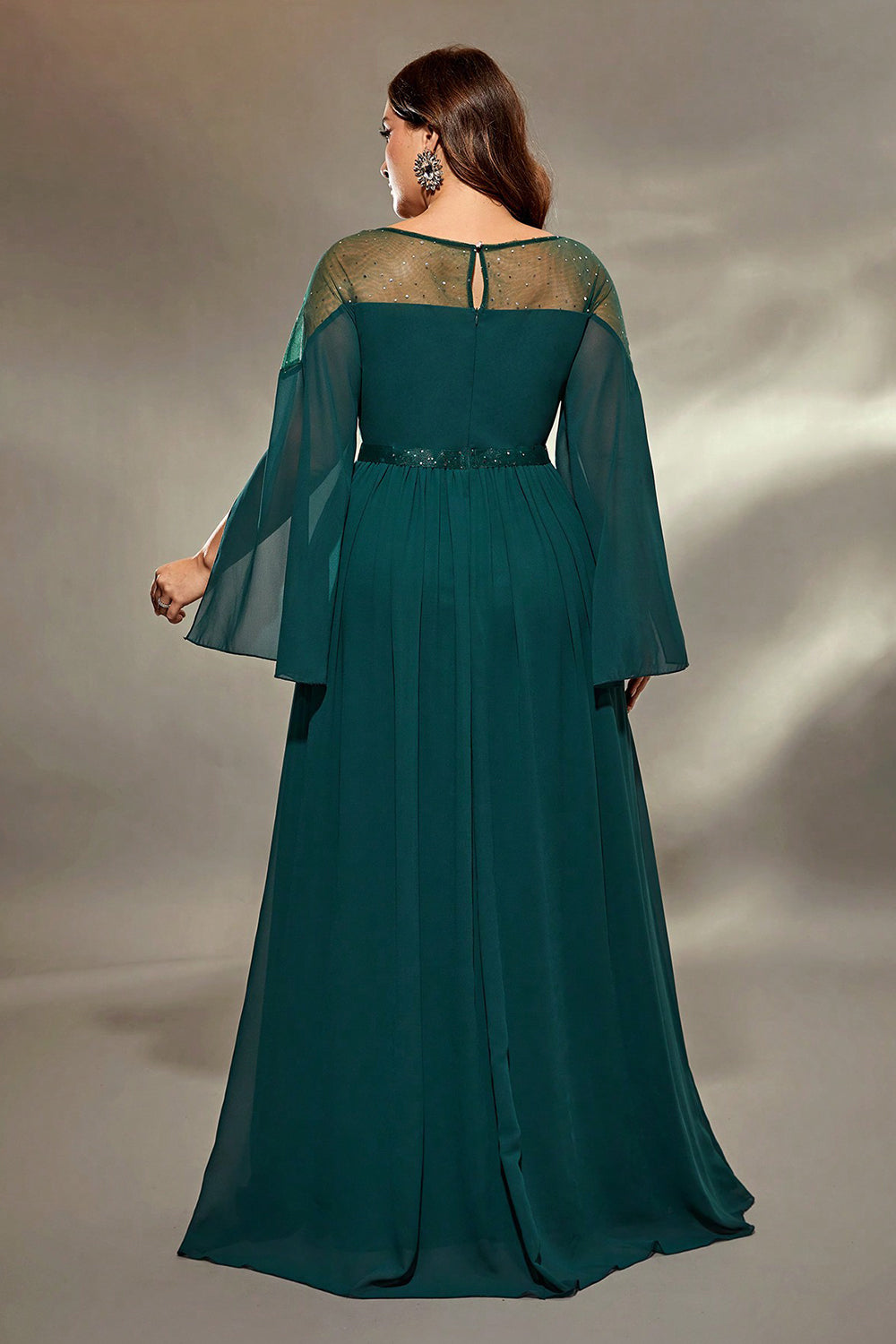 plus size emerald green mother of the bride dress Mermaid / Trumpet Mother of the Bride Dresses Plus Size Hide Belly Cur JiMiss Dresses
