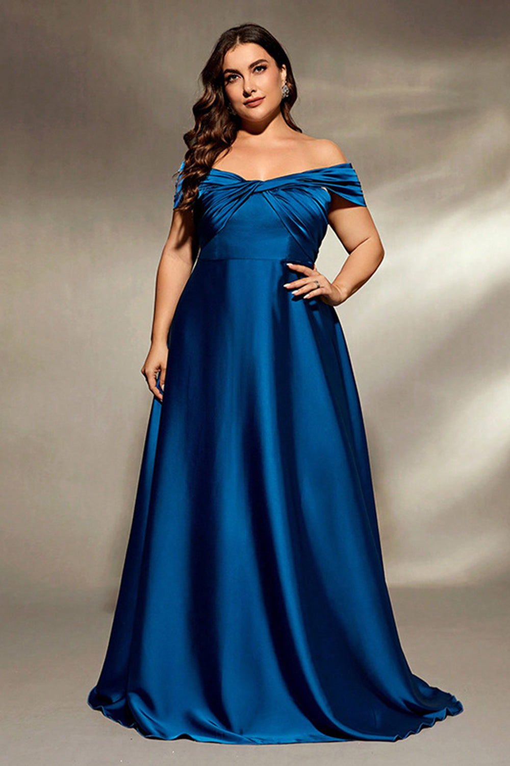Satin Bridesmaid Royal Blue Infinity Dress Bridesmaid Cheap Royal