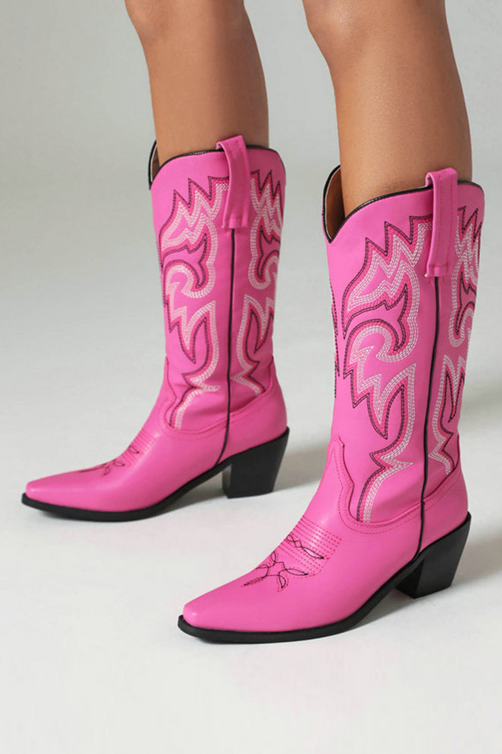 Women's pink cowgirl boots hotsell