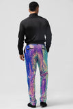 Sparkly Purple 2 Piece Sequined Men's Prom Suit