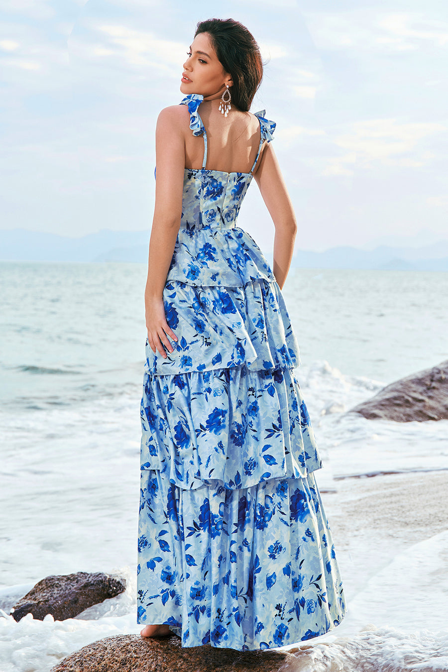 princess polly baby blue dress Blue Floral Dresses – leelyuk
