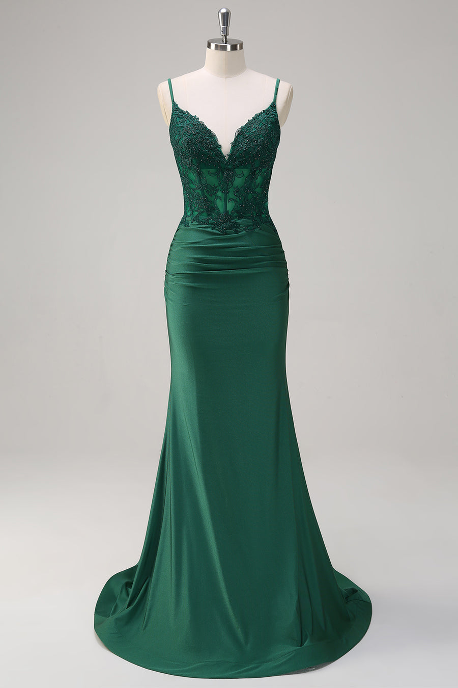 white christmas dresses Satin Strapless Corset Dress I Prom Dresses I Evening Gowns – UME London main image 0