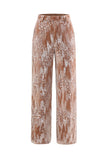 Sparkly Dusty Rose Velvet Notched Lapel Sequins 2 Piece Suits