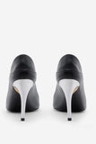 Black Open Toe High Heels