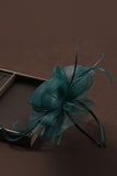 Peacock Mother of the Bride Hat Looped Headband with Feathers