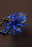 Royal Blue Mother of the Bride Hat Hair Fascinator with Feathers