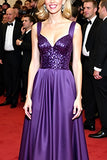 A Line Dark Purple Sparkly Spaghetti Straps Long Formal Dress
