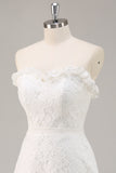 Cute White Lace A Line Sweetheart Mini Graduation Dress