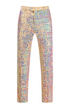 Sparkly Champagne Sequin Notched Lapel 2 Piece Men's Prom Suits