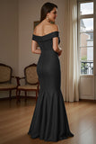 Brown Mermaid Satin Maix Mother of the Bride Dress with Ruffles