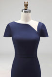 Black Bodycon Midi Work Dress with Sleeves