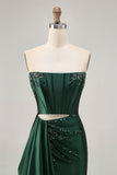 Sparkly Blue Tight Corset Short Cocktail Dress with Ruffles