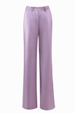 Wisteria Satin 2 Piece Peak Lapel Women Prom Suits