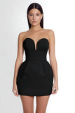 Simple Bodycon Sweetheart Tight Little Black Dress