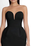 Simple Bodycon Sweetheart Tight Little Black Dress