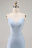 Sparkly Blue Tight Short Backless Prom Dress with Beading