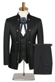 3 Piece Khaki Double Breasted Jacquard Gorgeous Prom Men's Suits