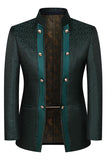 3 Piece Khaki Double Breasted Jacquard Gorgeous Prom Men's Suits