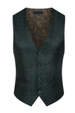 3 Piece Khaki Double Breasted Jacquard Gorgeous Prom Men's Suits