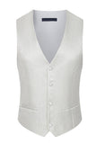 3 Piece Khaki Double Breasted Jacquard Gorgeous Prom Men's Suits