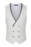3 Piece Black Jacquard Shawl Lapel Prom Men's Suits