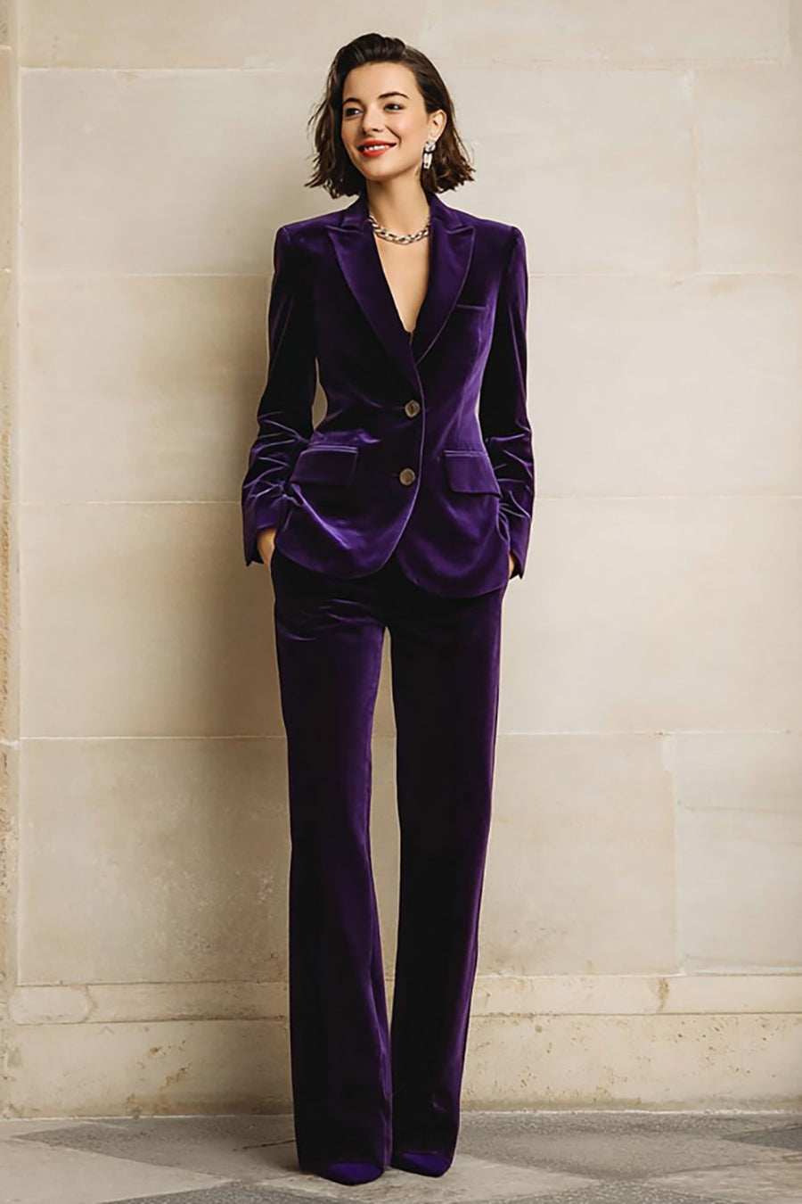chinese dress ladies Women Pantsuits Wedding Tuxedos Party Wear Suits Formal Business Suits  Silver at Amazon Women's Clothing store