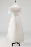 Black High Neck A Line Long Evening Party Dress with Pockets