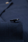 3 Piece Notched Lapel One Button Navy Men's Suits