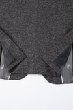 Dark Grey Slim Fit 3 Piece Peak Lapel Men's Wedding Suits