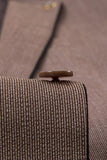 3 Piece Taupe Slim Fit Notched Lapel One Button Men's Formal Suits