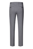 3 Piece Slim Fit Grey Notched Lapel Men's Suits