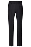 Black Slim Fit 3 Piece Peak Lapel Men's Suits