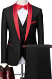 Grey Shawl Lapel Single Breasted Men's Formal Suits