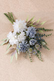 White Hand Holding Artificial Flower Bridal Bouquet