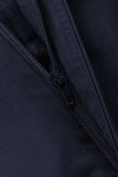 Peak Lapel Slim Fit Navy 2 Piece Men's Suits