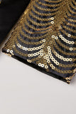 Golden Notched Lapel Sparkly 2 Pieces Men's Prom Suits
