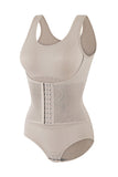 Coffee Push Up Control Tummy Buckle Waist Shapewear