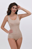 Coffee Push Up Control Tummy Buckle Waist Shapewear
